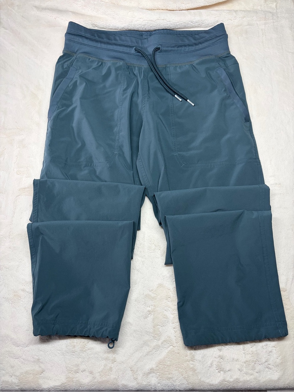 Free Fly Green/Blue Drawstring Pull On Joggers Women’s Sz S
